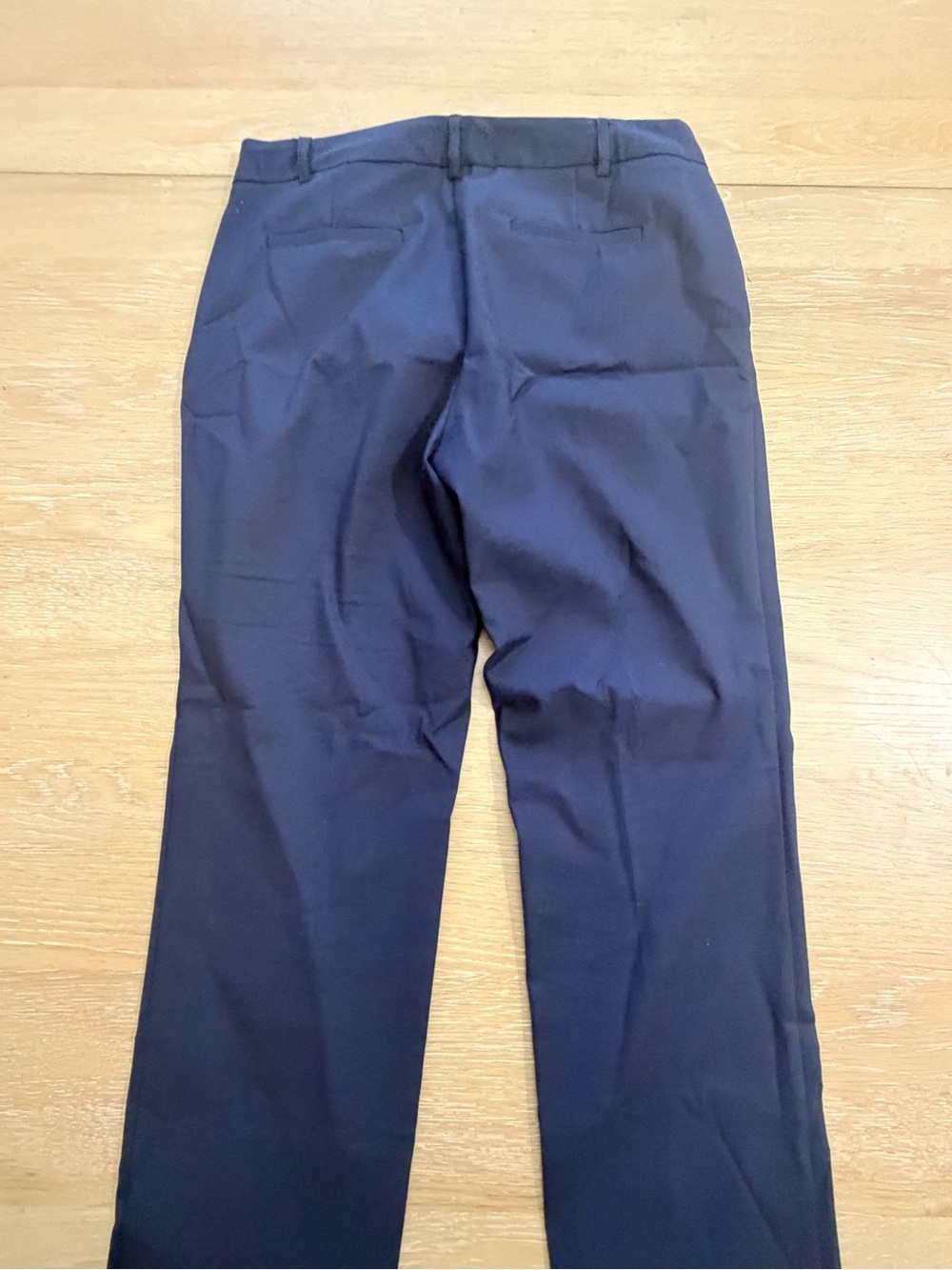 Jones New York Collection Stretch Navy Blue Straight Leg Dress Pants 32” Waist - Picture 7 of 9